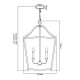 Lampada a sospensione grande in acciaio dal design moderno con 6 lampadine