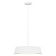 Lampada a sospensione moderna i acciaio con diffusore in vetro con 5 lampadine