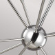 Lampada a sospensione moderna in acciaio con 10 lampadine