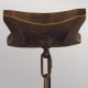 Lampada a sospensione piccola in acciaio dal design moderno con 3 lampadine