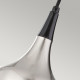 Lampada a sospensione piccola in acciaio diffusore a 1 luce dal design moderno