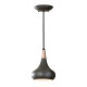Lampada a sospensione piccola in acciaio diffusore a 1 luce dal design moderno