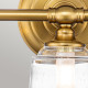 Lampada da parete in acciaio con 3 diffusori in vetro luce a LED G9
