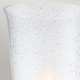 Lampada da parete in acciaio con diffusore in vetro a 1 luce a LED G9