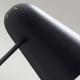 Lampada da parete moderna con struttura e diffusore in acciaio