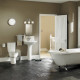 Lampada da parete per bagno con 3 diffusori in vetro con lampadina LED G9