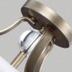 Lampada da soffitto moderna in acciaio con diffusore in vetro opalino