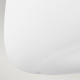 Lampada da soffitto rotonda in acciaio con diffusore in vetro con 3 lampadine
