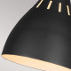 Lampada da tavolo moderna in acciaio e diffusore in acciaio verniciato