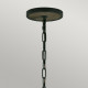 Lampadario dallo stile rustico con diffusore in legno di quercia a 4 Luci