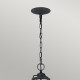 Lampadario medio classico in acciaio con dettagli in legno a 4 luci