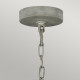 Lampadario medio classico in acciaio e strass in legno con 6 luci