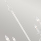 Lampadario moderno piccolo in acciaio con diffusori senza paralumi a 4 luci