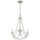 Lampadario piccolo classico in acciaio e strass in legno con 3 luci
