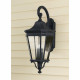 Lanterna da parete rustica grande in alluminio con diffusore a 3 luci