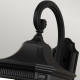 Lanterna da parete rustica grande in alluminio con diffusore a 3 luci