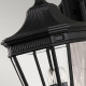Lanterna da parete rustica grande in alluminio con diffusore a 3 luci