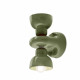 Applique da parete con doppio diffusore in ceramica dal design moderno decò