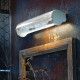 Applique da parete dal design industrial con diffusore in ceramica