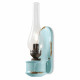 Applique da parete dal design industrial in ceramica con diffusore in vetro