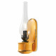 Applique da parete dal design industrial in ceramica con diffusore in vetro