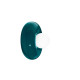Applique da parete moderna in ceramica e diffusore in vetro