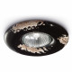 Faretto da incasso rotondo con struttura in ceramica in stile industrial