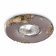 Faretto da incasso rotondo con struttura in ceramica in stile industrial