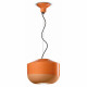 Lampada a sospensione con diffusore grande in ceramica dal design moderno decò