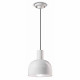 Lampada a sospensione con diffusore in ceramica dalle linee moderne decò