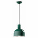 Lampada a sospensione con diffusore in ceramica dalle linee moderne decò