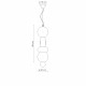 Lampada a sospensione grande in ceramica dal design moderno ed elegante