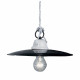 Lampada a sospensione grande in stile classico con paralume in ceramica