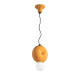 Lampada a sospensione in ceramica con diffusore in vetro dal design moderno