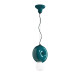Lampada a sospensione in ceramica con diffusore in vetro dal design moderno
