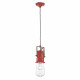 Lampada a sospensione in ceramica dal design industrial