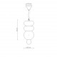 Lampada a sospensione in ceramica dal design moderno ed elegante