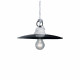 Lampada a sospensione piccola in stile classico con paralume in ceramica