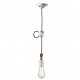 Lampada a sospensione in stile industrial con struttura in ceramica