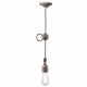 Lampada a sospensione in stile industrial con struttura in ceramica