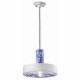 Lampada a sospensione interamente in ceramica decorata a mano dal design moderno