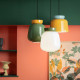 Lampada a sospensione moderna con diffusore in ceramica