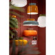 Lampada a sospensione moderna con diffusore largo in ceramica