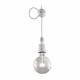 Lampada a sospensione rustica in ceramica decorata a mano regolabile in altezza