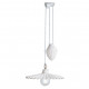 Lampada a sospensione rustica in ceramica regolabile in altezza