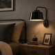 Lampada da parete con diffusore in ceramica dal design industrial