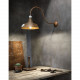 Lampada da parete con diffusore in ceramica in stile industrial