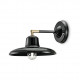 Lampada da parete dal design industrial con diffusore in ceramica