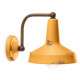 Lampada da parete in stile industrial in metallo con diffusore in ceramica