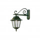 Lampada da parete per esterni con paralume in vetro dal design rustico